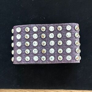 Purple Studded Bracelet